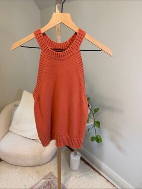 Banana Republic Factory Knit Halter Sweater Tank